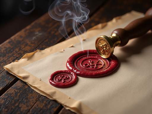 ISO9001质量管理体系认证证书，红色边框，金色印章，白色纸张背景